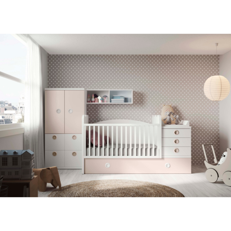 Fabricantes Muebles Juveniles - J.Gorbe - Dormitorio Cuna Composición 31