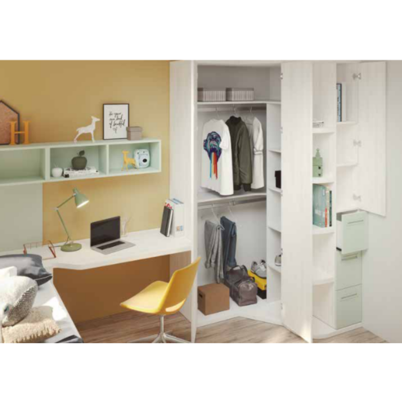 Fabricantes Muebles Juveniles - J.Gorbe - Dormitorio Bicama Composición 2